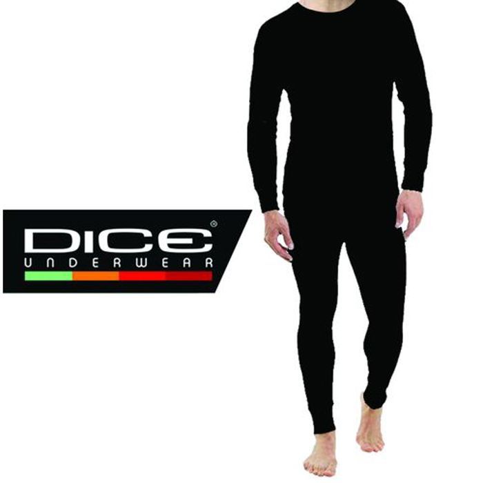 Pack sous-vêtements pour homme Pantalon + t-shirt- Noir
