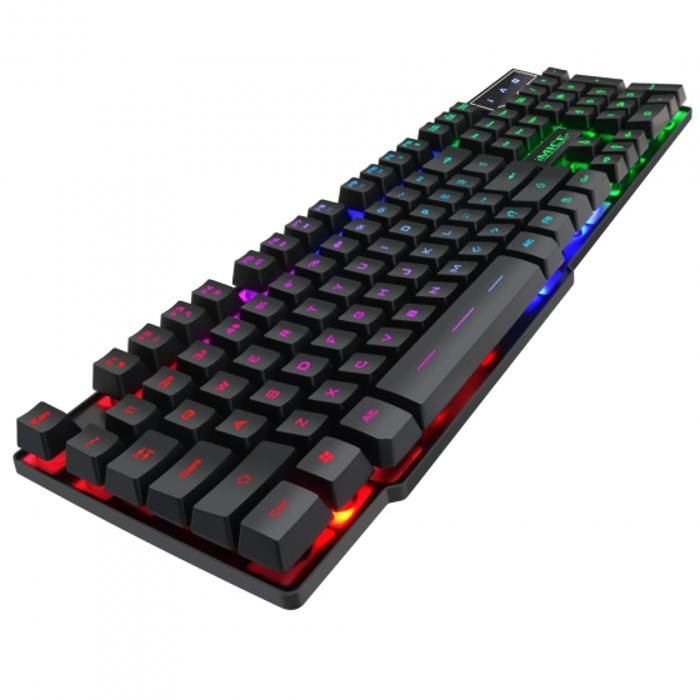 IMICE AK-600 Clavier Gamer,Clavier mécanique rétroéclairé RGB, Pour PC Gamer