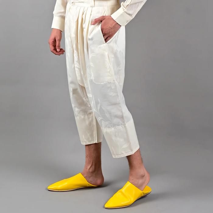 CHEMISE ET PANTALON KANDRISSI - BLANC CASSÉ - Marjane Mall - Image 4