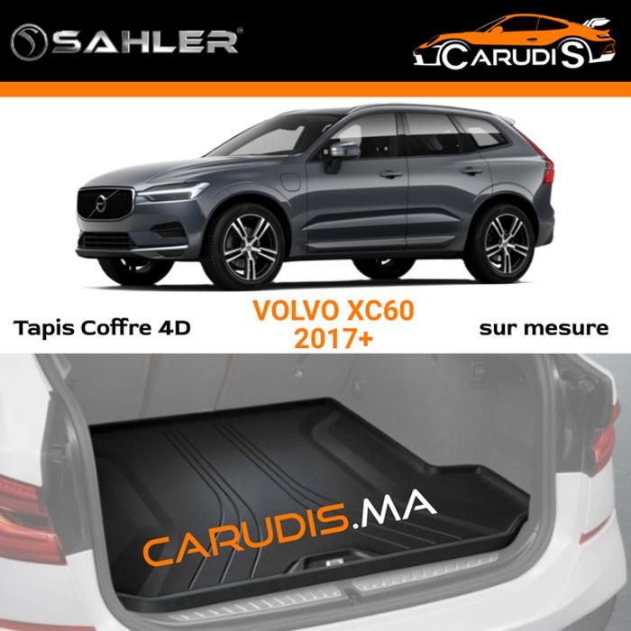 Tapis coffre 4D Volvo XC60 sur mesure sans odeur imperméable antidérapant