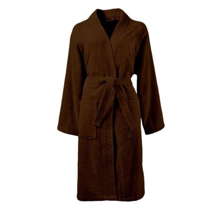 Peignoir de Bain 100 % Coton Absorbant (Homme) - Marron