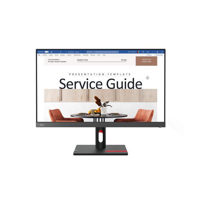 ÉCRAN 23,8″ LENOVO THINKVISION S24I-30,Full HD (1920 x 1 1080),100Hz,HDMI, VGA, In-Plane Switching – Rétroéclairage: WLED