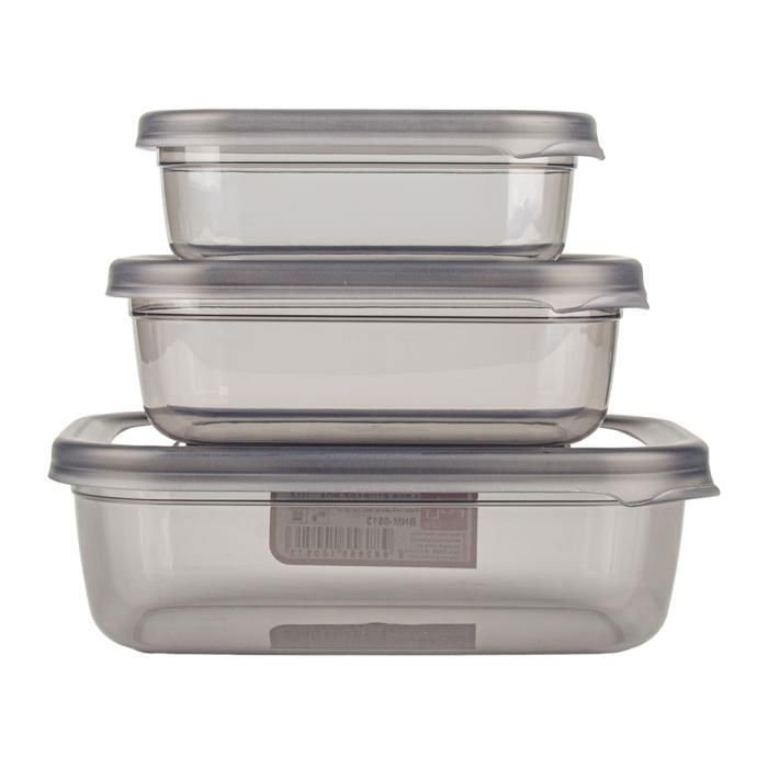 SET 3 BOITES ALIMENATIRE (400ML / 670ML / 1,2L)