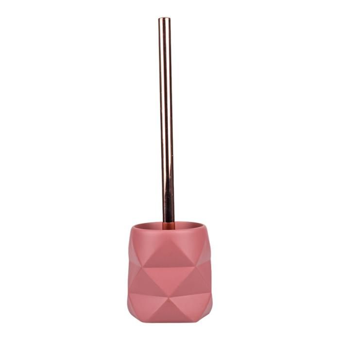 PORTE BROSSE WC EN POLYRESINE, K02 ROSE