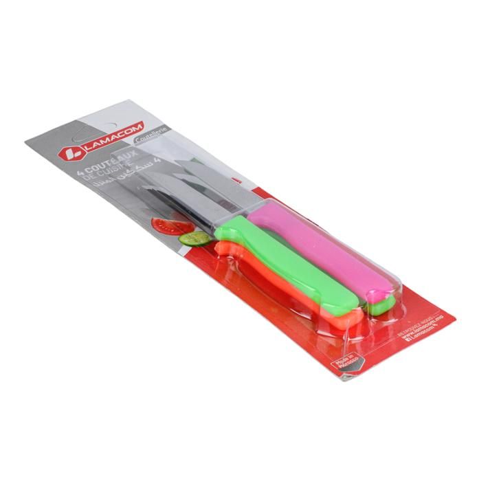 SET 4 COUTEAUX CUISINE S.CROCO1 LAMACOM