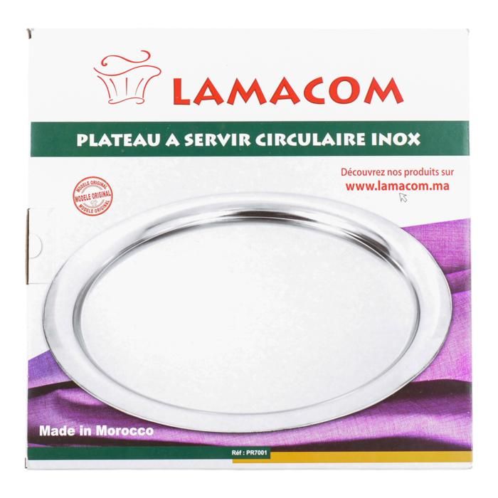 PLAT INOX CIRCULAIRE 355 LAMACOM