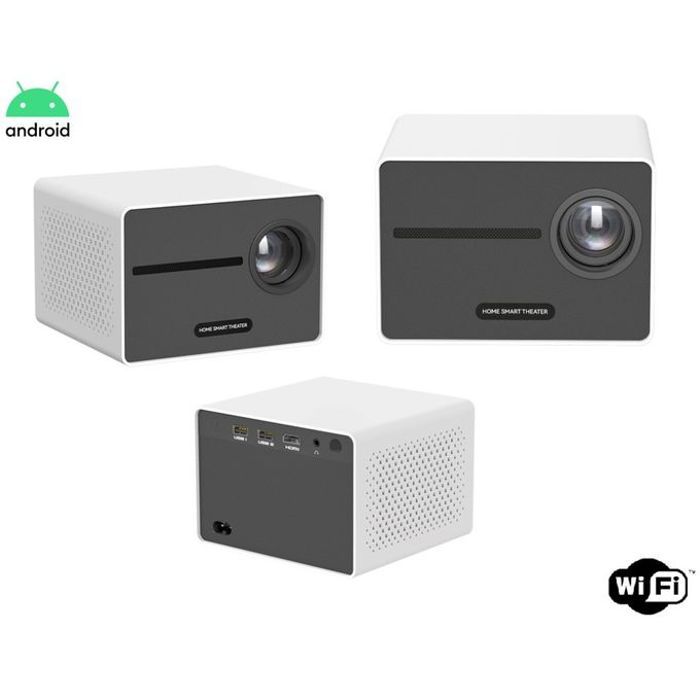 Led Projector Projecteur android wifi Miroir Électrique-Focus 3D Home-Cinéma Full HD