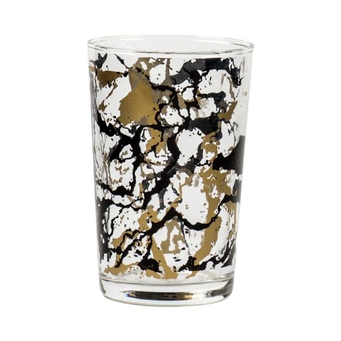 Set de 12 verres à thé – Coniques – 757 - Motif aléatoire