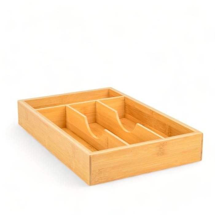 PLATEAU DE RANGEMENT BAMBOU 31.5X21X5CM DA19029