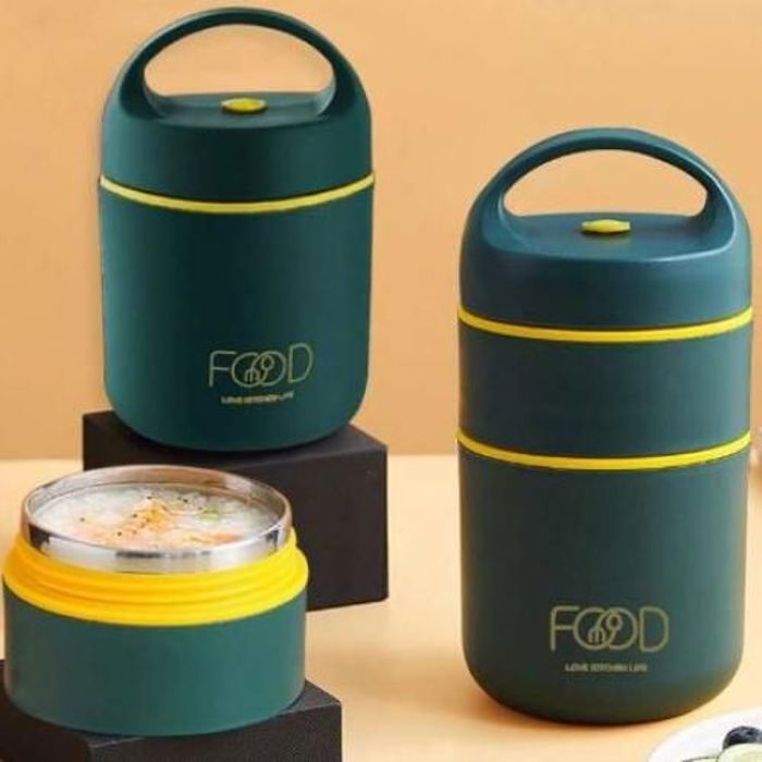 Boîte à déjeuner isolé thermique sous vide en inoxydable Double Couche 680ml