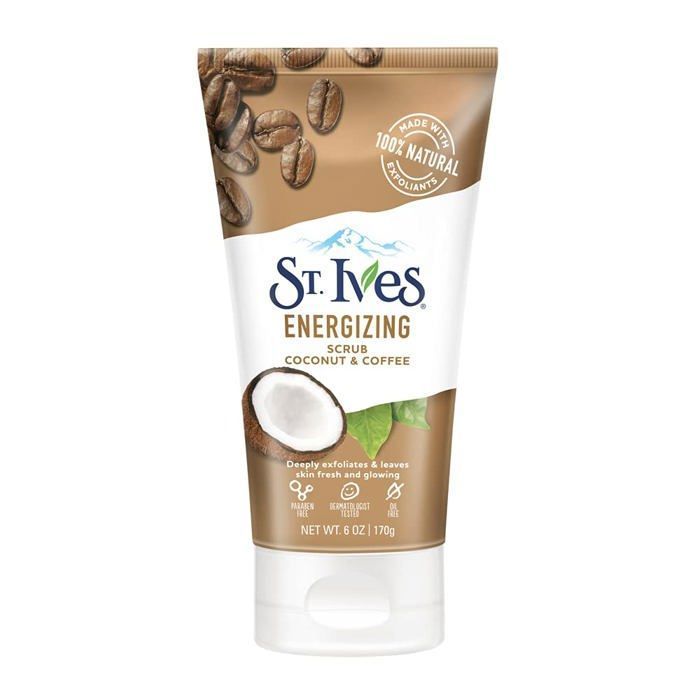 GOMMAGE VISAGE NOIX DE COCO & CAFE ST IVES 170GR