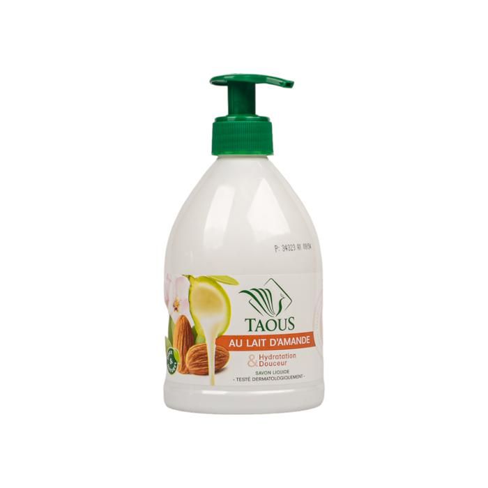 TAOUS SAVON LIQUIDE LAIT AMANDE DOUCE 500ML