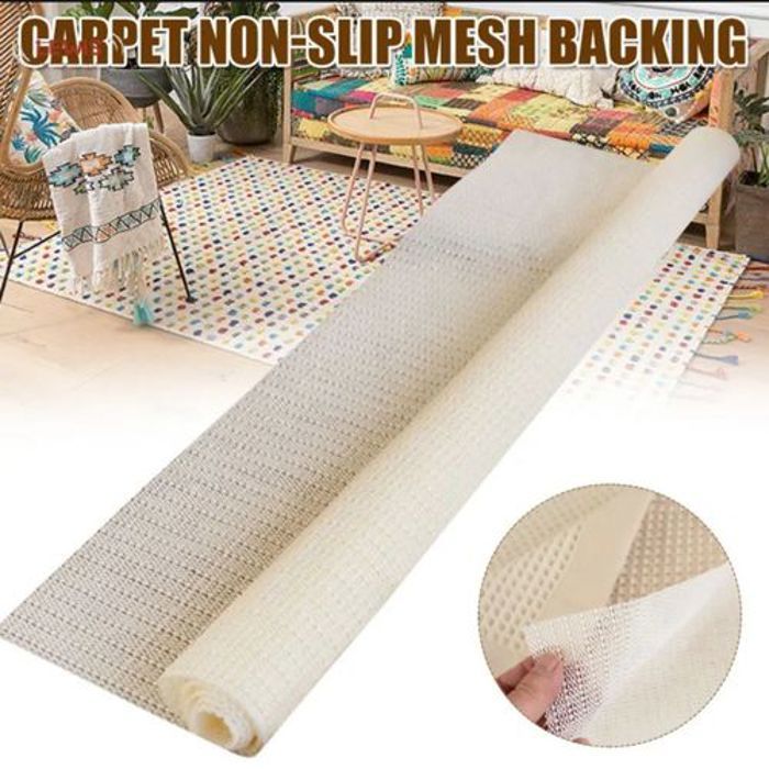 Sous Tapis Moquette Antidérapant Antiglisse Découpable Lavable 200x180 cm