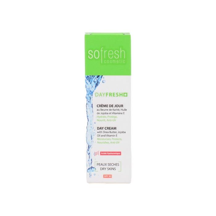 CREME DE JOUR PEAU SECHE SPF 30, 50 ML SOFRESH
