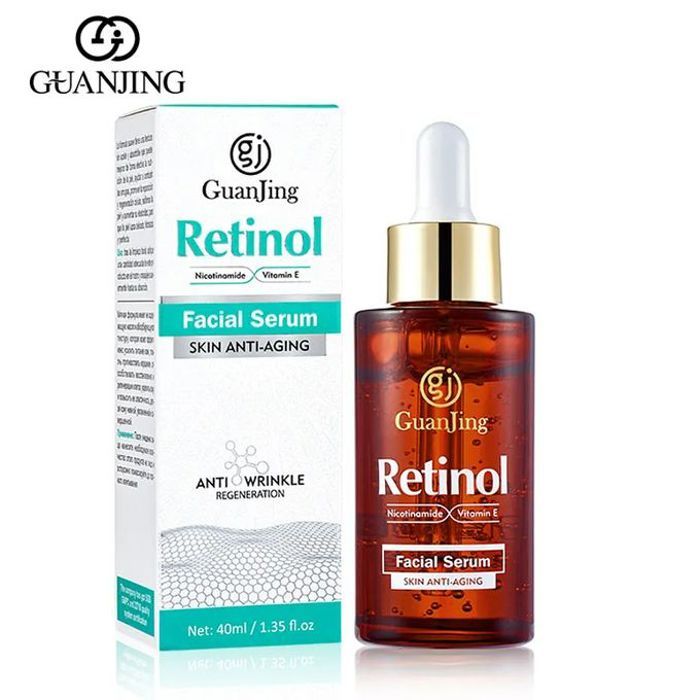 Guanjing Sérum anti-âge pour le visage Rétinol, Nicotinamide, Vitamine E, Hydrate, Éclaircit 40ml