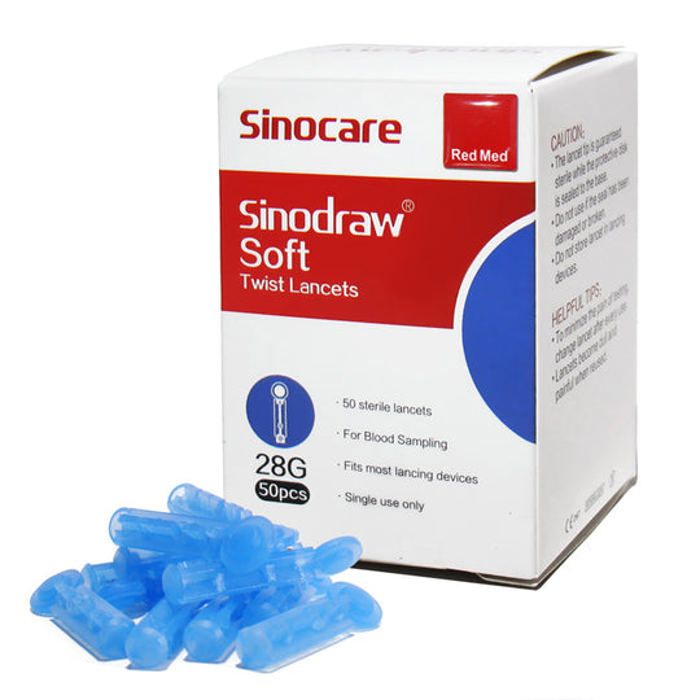 SINOCAR LANCETTE GLYCÉMIE 50 PIÈCES