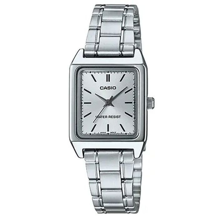 Casio Classic Ladies Watch - Silver Edge - Bracelet en acier inoxydable.