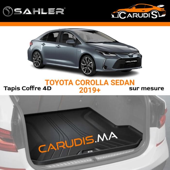 Tapis coffre 4D Toyota Corolla Sedan sur mesure sans odeur imperméable