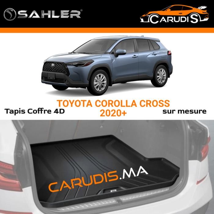Tapis coffre 4D - SAHLER -  Dimension adaptée à Toyota Corolla Cross - Imperméable - Antidérapant (Visuel Générique)