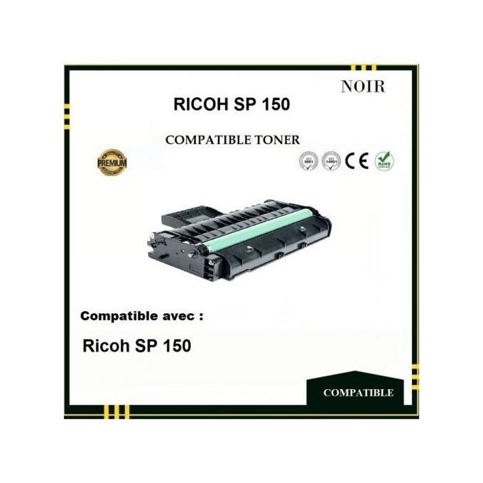 Toner - EPSON - SP 150 - Haut rendement - Compatible Ricoh -