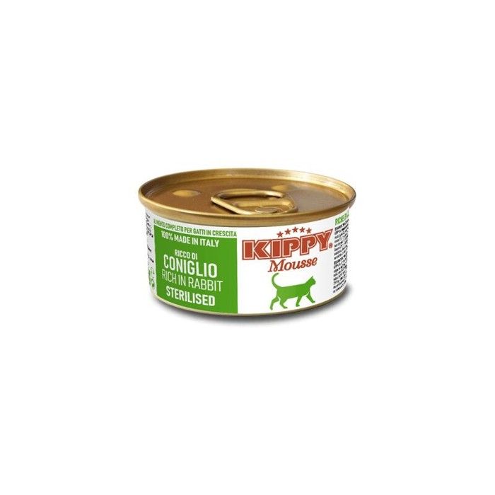 Kippy Soft Mousse Chat Stérilisé Lapin, 85g