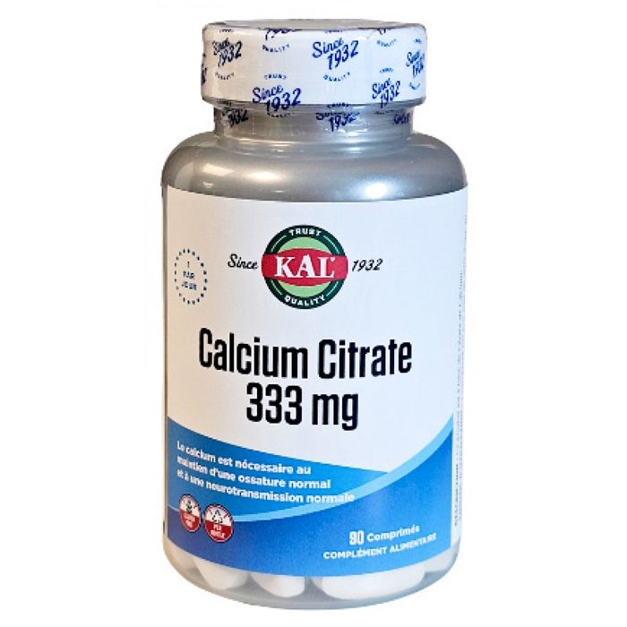 Citrate de calcium 1000, 1000 mg, 90 comprimés