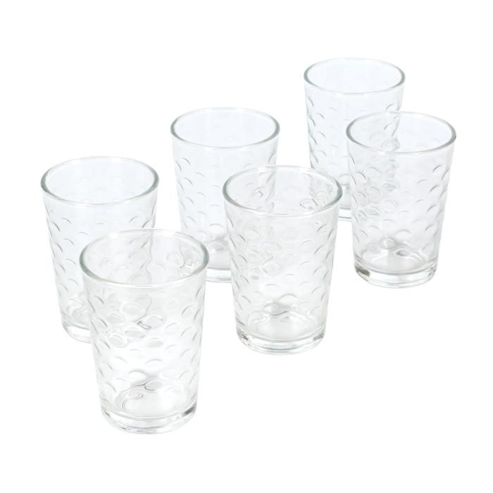 SET 6 VERRE A THE AH-8T-C PYRAMID GLASS