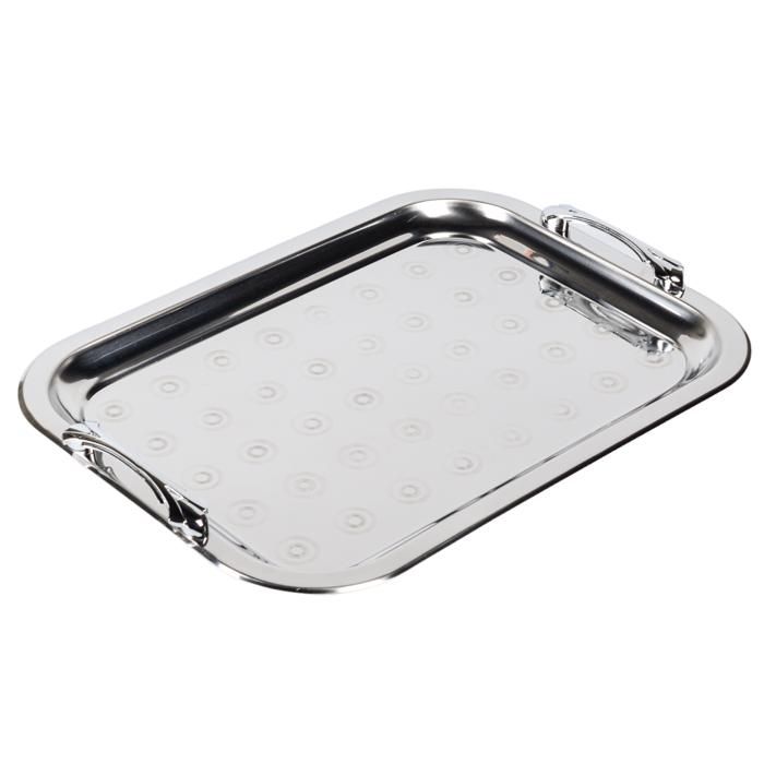 PLATEAU INOX RECTANGULAIRE 55CM NAJMA