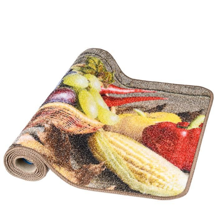 TAPIS CUISINE AQUA 2 PIECES44*70-57*180 Motif aléatoire