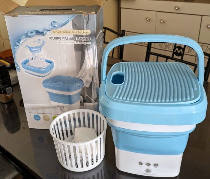 Mini machine à laver pliable portable  - 4,5 L