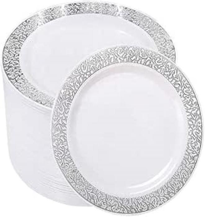 NOVO Assiette Reutilisable Grand modele 26 CM PACK DE 6 piéces ( Passe au lave vaisselle)