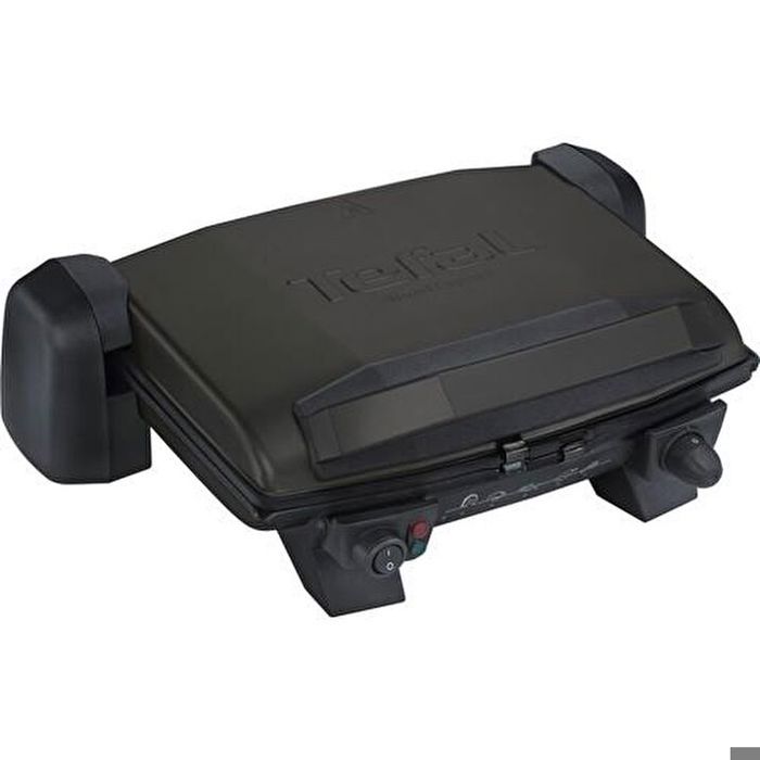 Grill Panini TEFAL Toast Expert 1800W – Ouverture 180° & Plaques Antiadhésives – Noir - GC1918TR