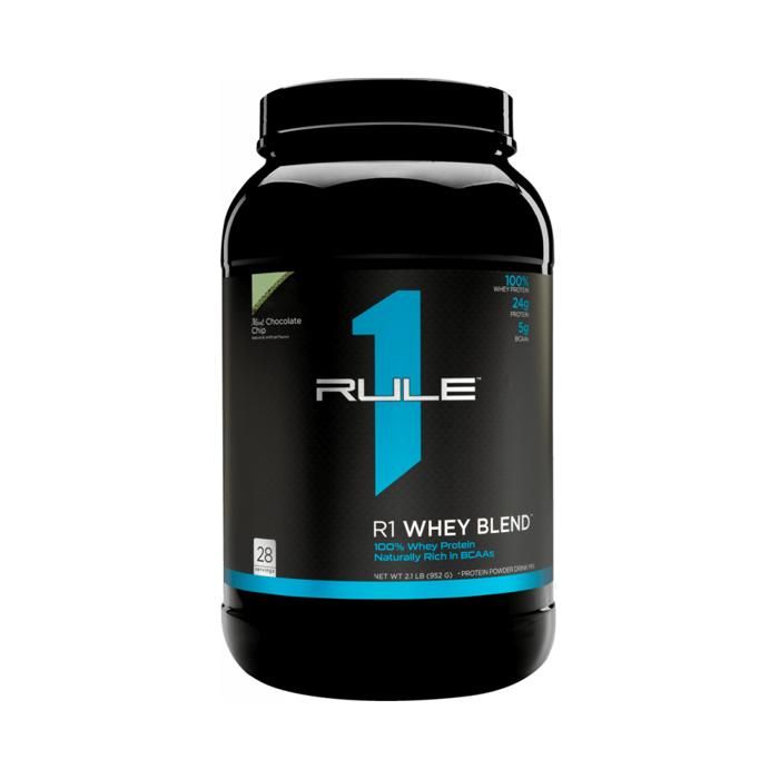 R1 WHEY BLEND 28 SERV MENTHE CHOC CHIP 2LB