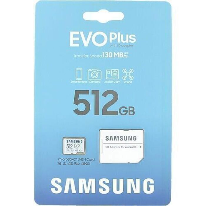 Memory Card Micro SD Carte Mémoire Micro SDXC Classe 10 512 GB 130MB/s