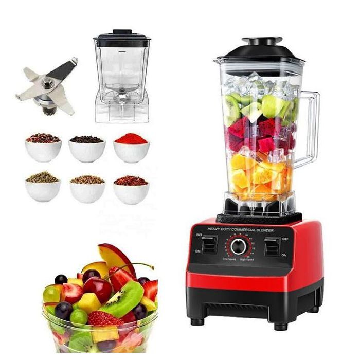 Mélangeur Blender avec 2 Bols incassable, Presse-agrumes & céréales Robot