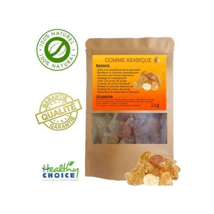 GOMME ARABIQUE Immunité constipation glycémie perte de poids 1kg