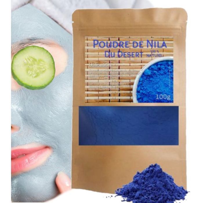 100g POUDRE DE NILA SAHRAOUIA BLEUE INDIGO