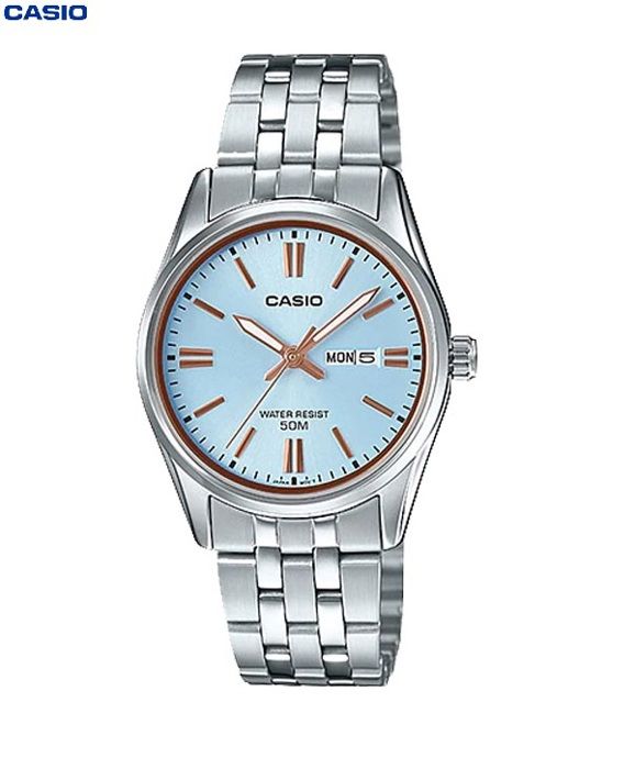 Casio Montre pour femme bracelet en métal Cadran noir luxueux-ltp-1335d-2avdf