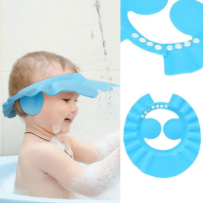 Chapeau réglable multifonction pour enfants bébé ( Douche,rasage,soleil...)