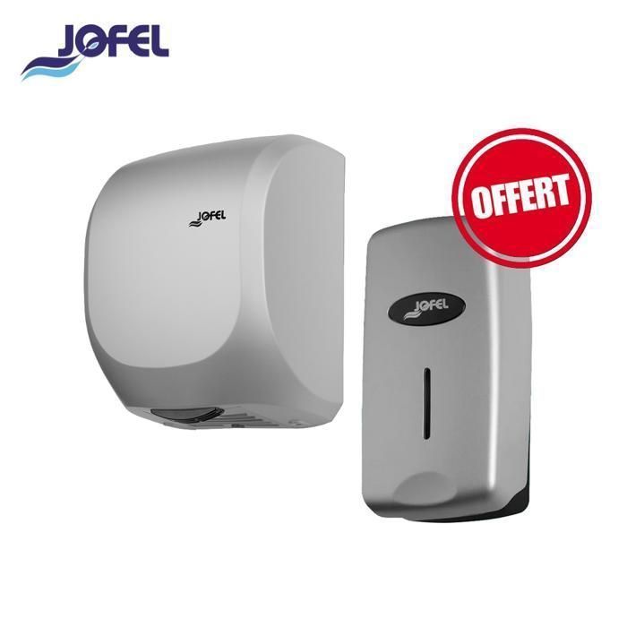 Sèche mains AVE automatique surpuissant + Doseur de savon liquide Offert
