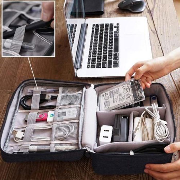 Sac de Rangement Portable de Accessoire électroniques