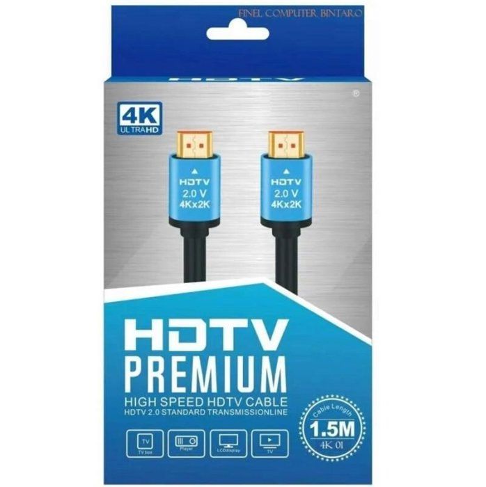 CABLE HDMI PREMIUM 1.5M 4K UHD/HDR 2.0V – HIGH SPEED