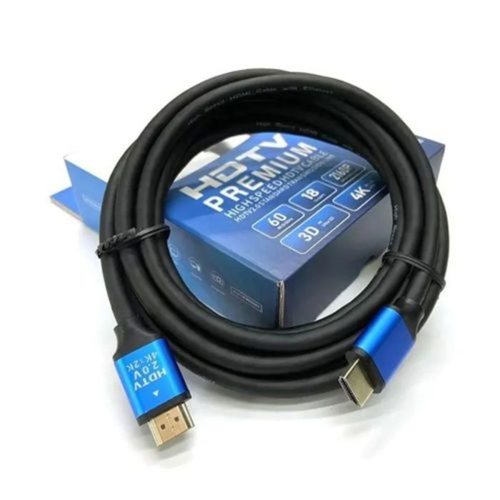 CABLE HDMI PREMIUM 5M 4K UHD/HDR 2.0V – HIGH SPEED