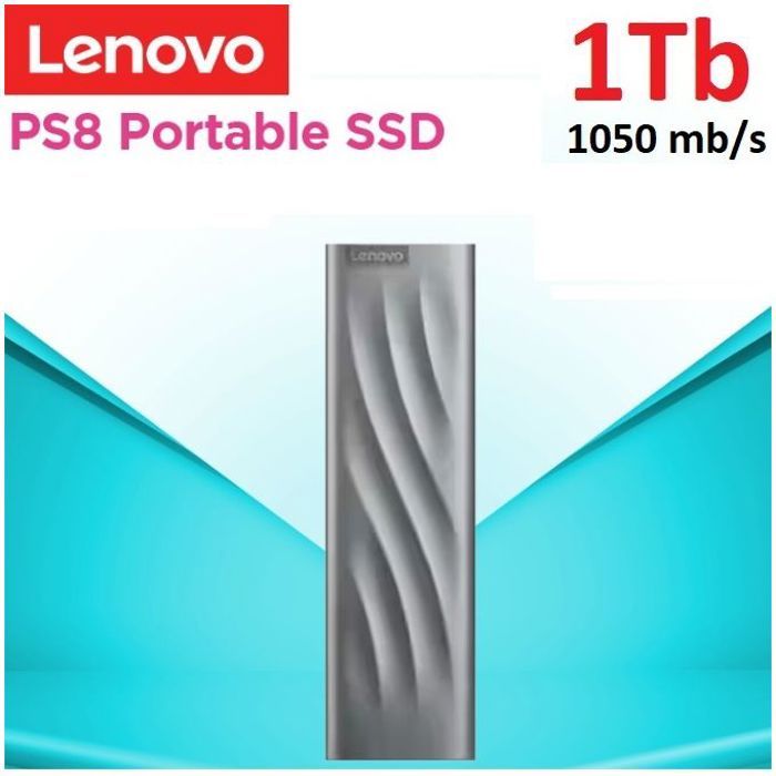DISQUE DUR EXTERNE SSD LENOVO PS8 1TB