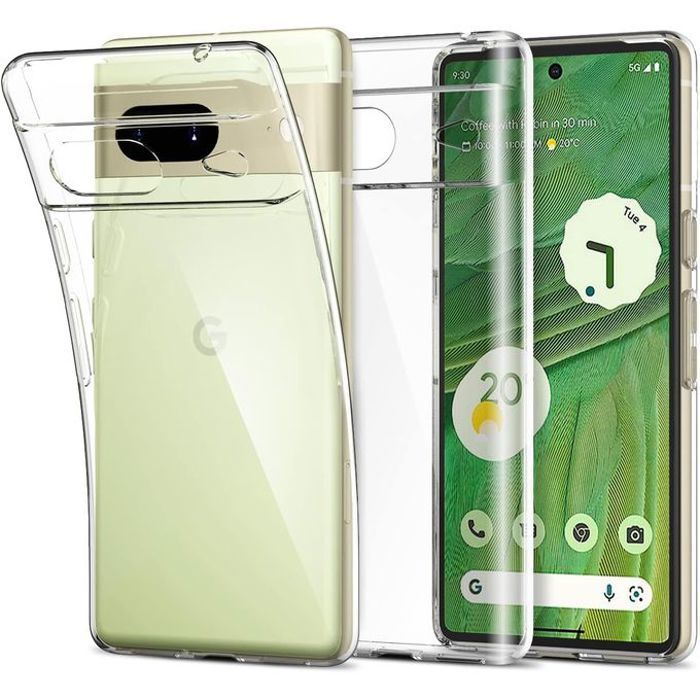 Pochette Silicone liquid pour google pixel 7 - transparent
