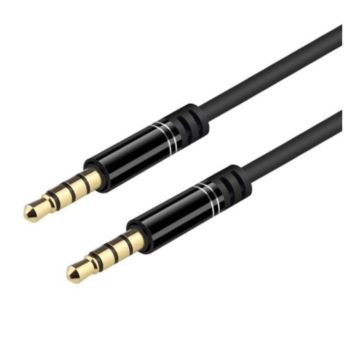 CITYTEK - Câble de Connexion Audio AUX, 3.5 mm Stéréo - Noir