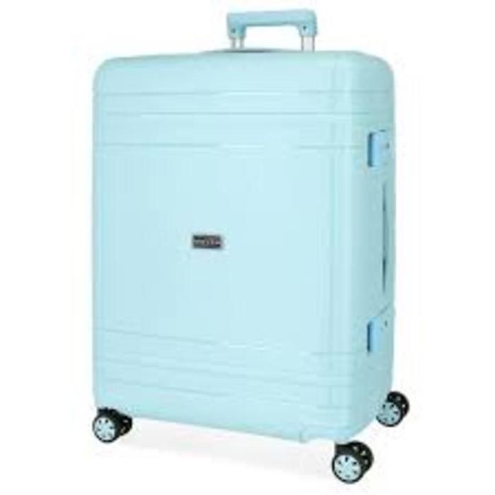 Valise Moyenne - JOUMMA BAGS - TROLLEY MOVOM - Turquoise - 4 Roulettes - Cadenas TSA