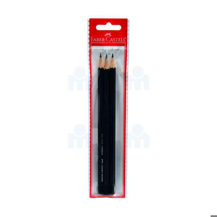 Lot de 3 Crayons papier 1111 mine HB - FABER-CASTELL
