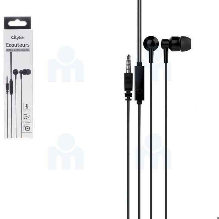 Ecouteur + micro 1,2M MF016005 - CITYTEK