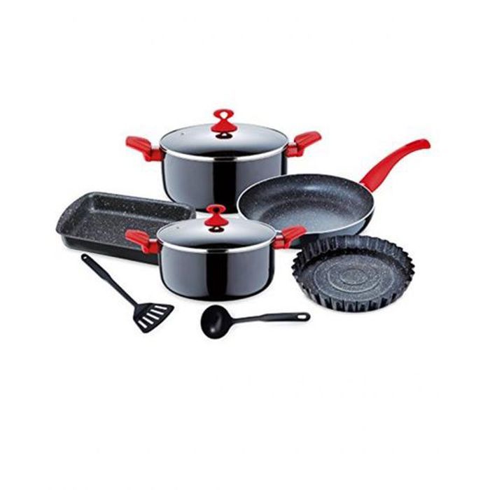 Batterie de cuisine 9 pièces RENBERG RB-12566RD